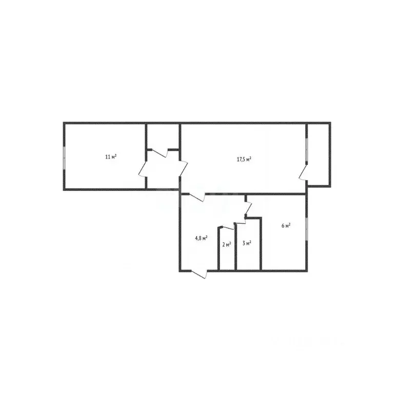 2-к кв. Дагестан, Махачкала просп. Гамидова, 61А (45.0 м) - Фото 2