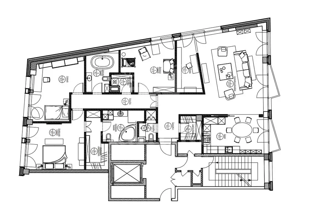4-комнатная квартира: Москва, Тетеринский переулок, 18с2 (172 м) - Фото 1