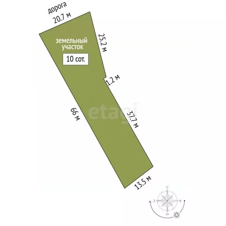 Участок в Татарстан, Тукаевский район, Малошильнинское с/пос, с. ... - Фото 2