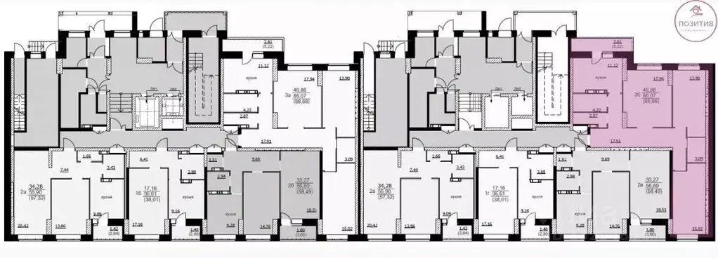 2-к кв. Ярославская область, Ярославль Красноборская ул., 38к2 (58.49 ... - Фото 2