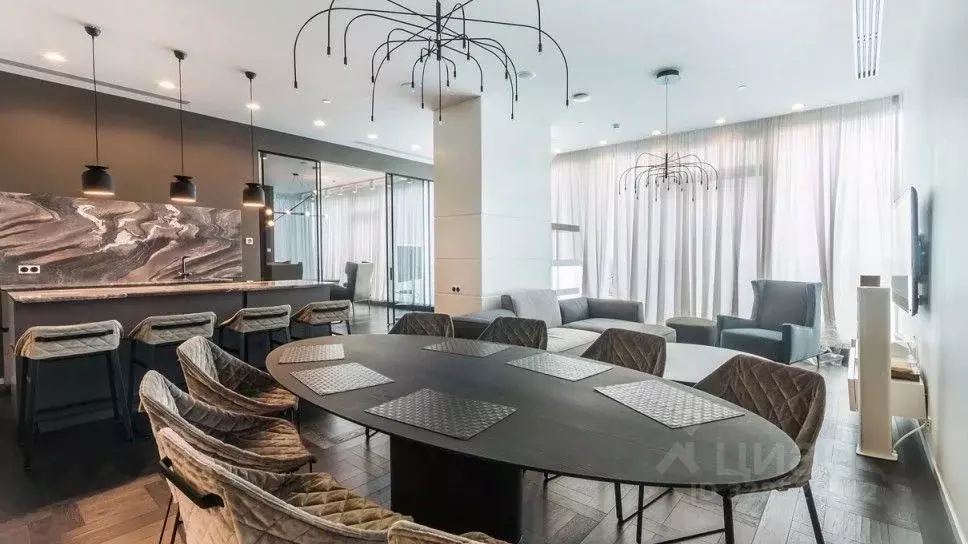 4-к кв. Москва наб. Пресненская, 6с2 (175.0 м) - Фото 1