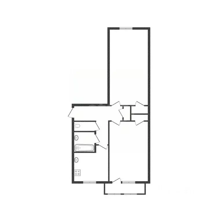 2-к кв. Белгородская область, Белгород просп. Богдана Хмельницкого, ... - Фото 1