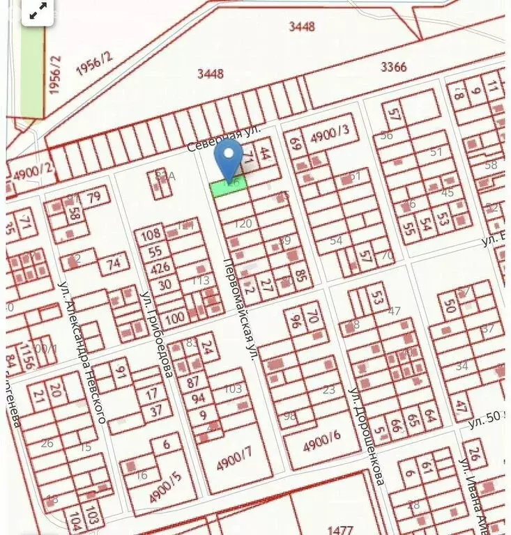 Участок в станица Новотитаровская, Пролетарская улица, 55 (10 м) - Фото 1