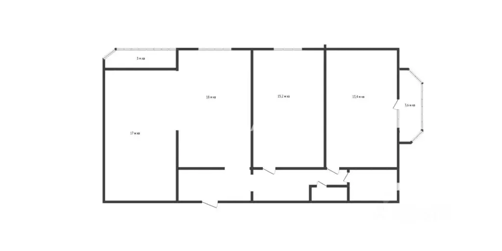 3-к кв. Краснодарский край, Краснодар ул. Артезианская, 8 (84.5 м) - Фото 2