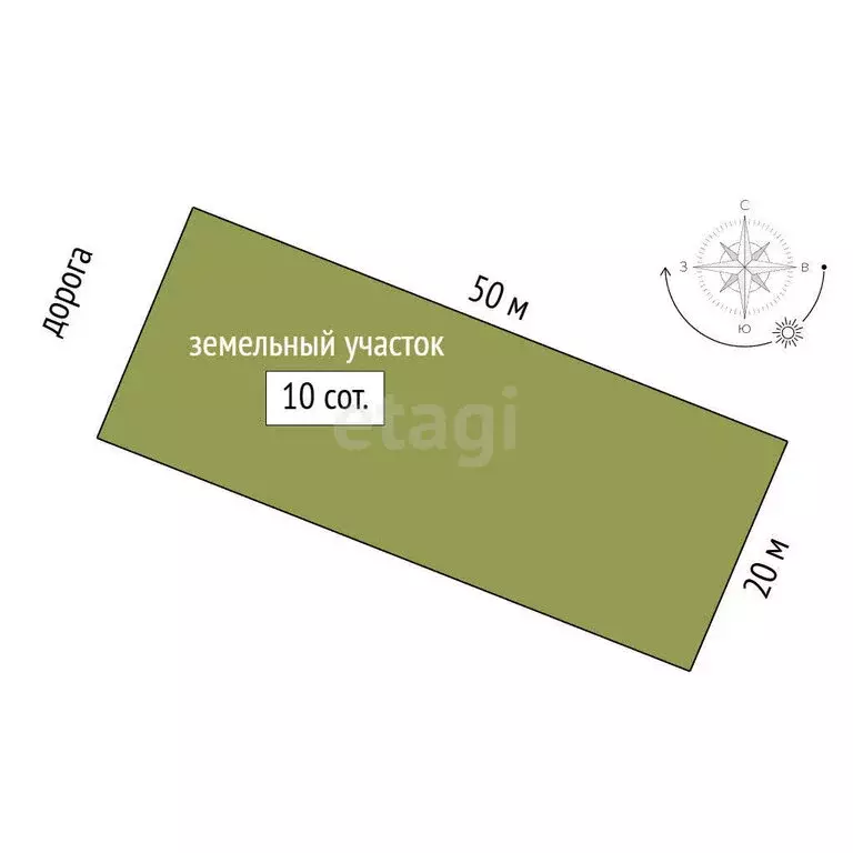 Участок в село Шалушка, улица имени А.А. Ципинова (10 м) - Фото 1