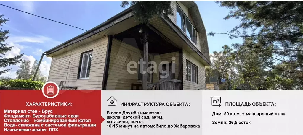 Дом 49,1 м на участке 26,5 сот. - Фото 0
