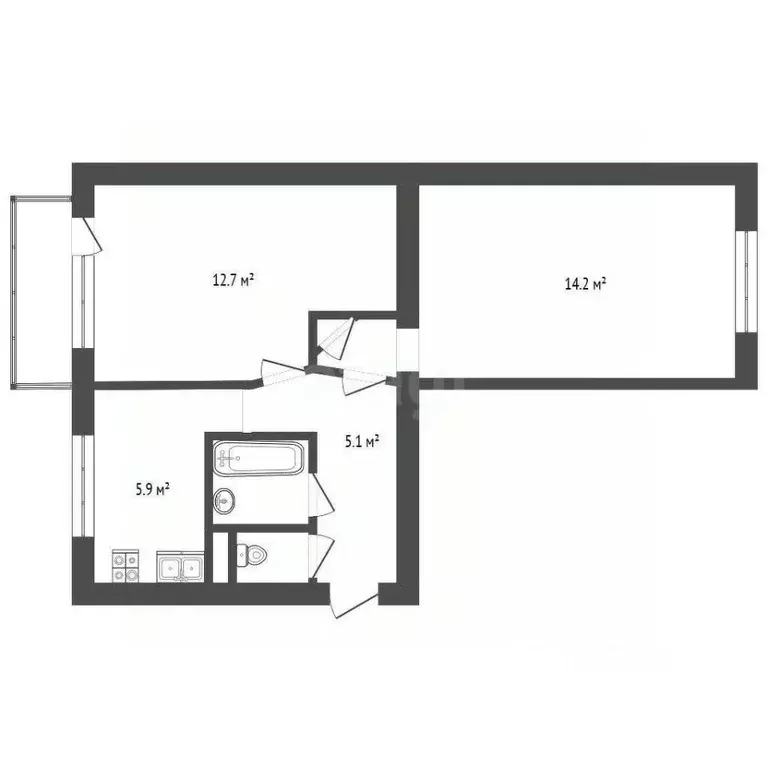 2-к кв. Московская область, Одинцовский городской округ, Большие ... - Фото 2