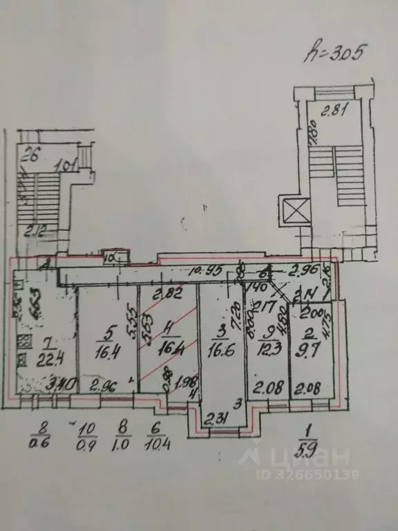 5-к кв. Санкт-Петербург ул. Полозова, 3 (111.6 м) - Фото 1
