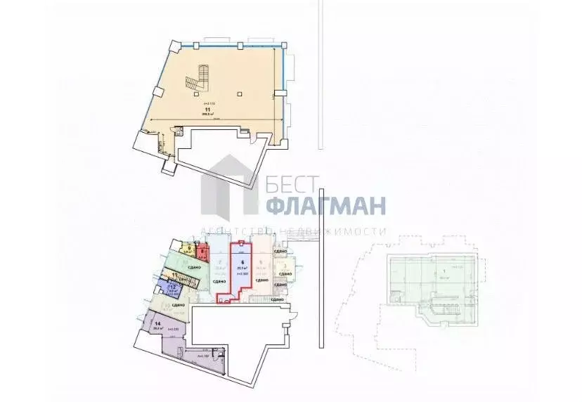 Помещение свободного назначения в Москва Карманицкий пер., 9 (6 м) - Фото 1