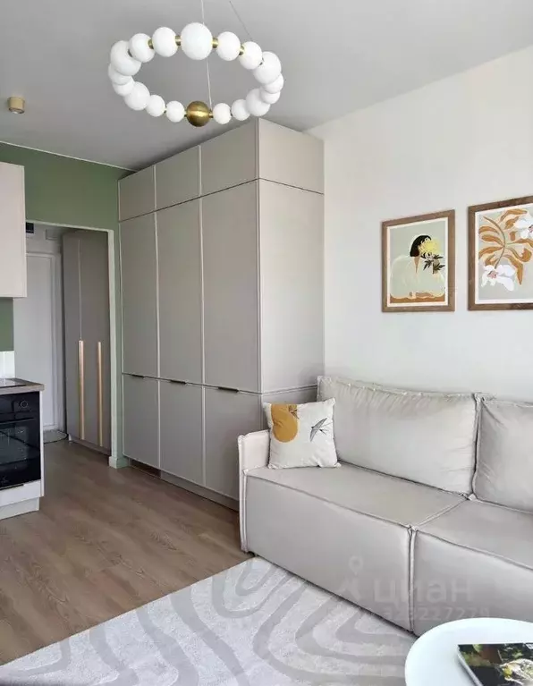 Студия Московская область, Одинцово ул. Березовая, 4к2 (19.8 м) - Фото 2