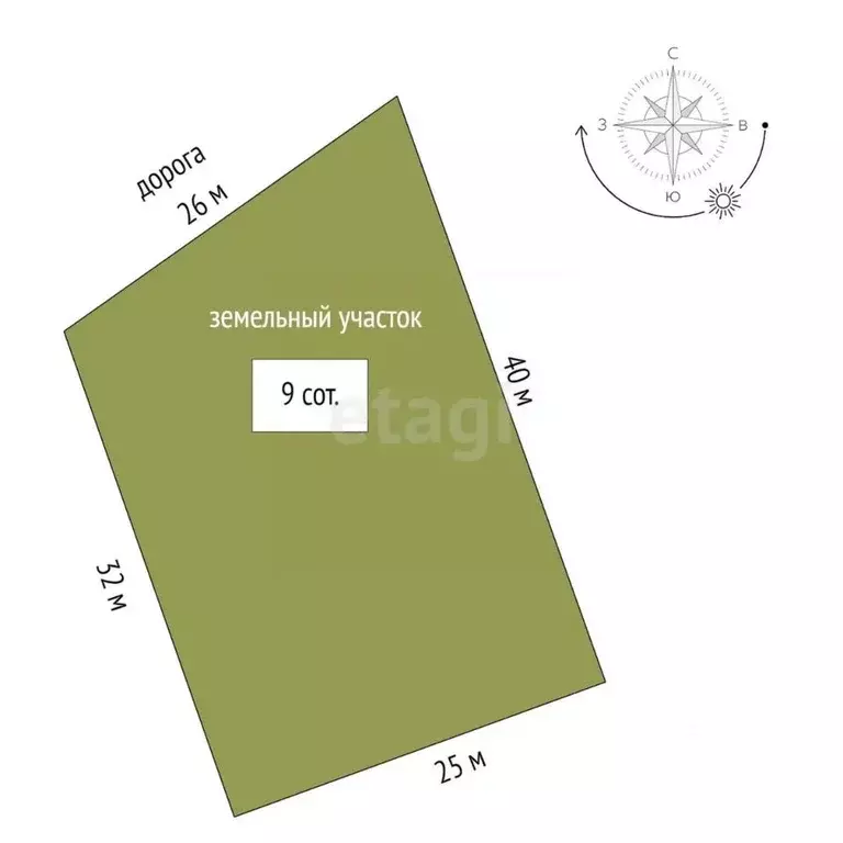 Участок в Тюменская область, Тюменский муниципальный округ, с. Кулига, ... - Фото 1