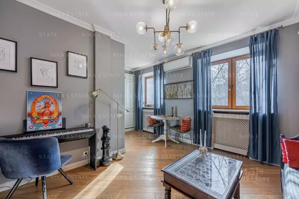 1-к кв. Москва пер. Сивцев Вражек, 29/16 (40.0 м) - Фото 1