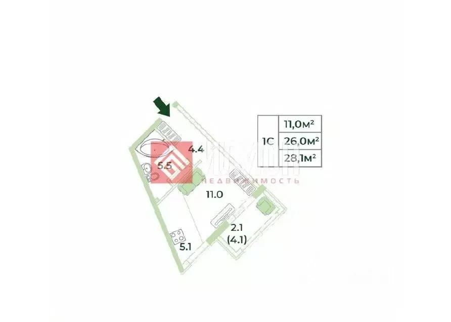Студия Крым, Симферопольский район, с. Мирное ул. Крымской Весны, 4к1А ... - Фото 2