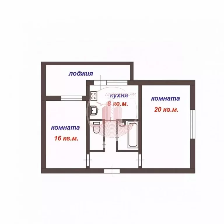 2-к кв. Крым, Симферополь ул. Ковыльная, 60 (50.7 м) - Фото 1