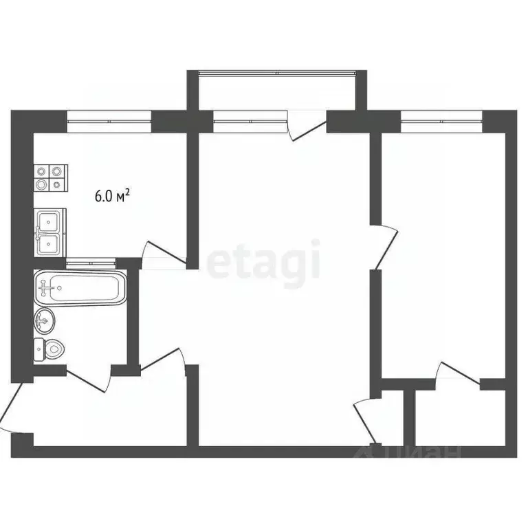 2-к кв. Ярославская область, Ярославль Липовая Гора жилрайон, ул. ... - Фото 2