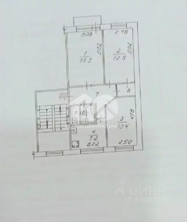 Комната Новосибирская область, Новосибирск Новосибирская ул., 25 (15.5 ... - Фото 2