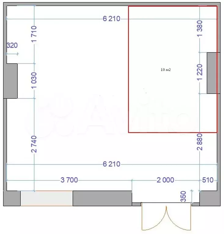 Помещение, 10 м возле Метро - Фото 0
