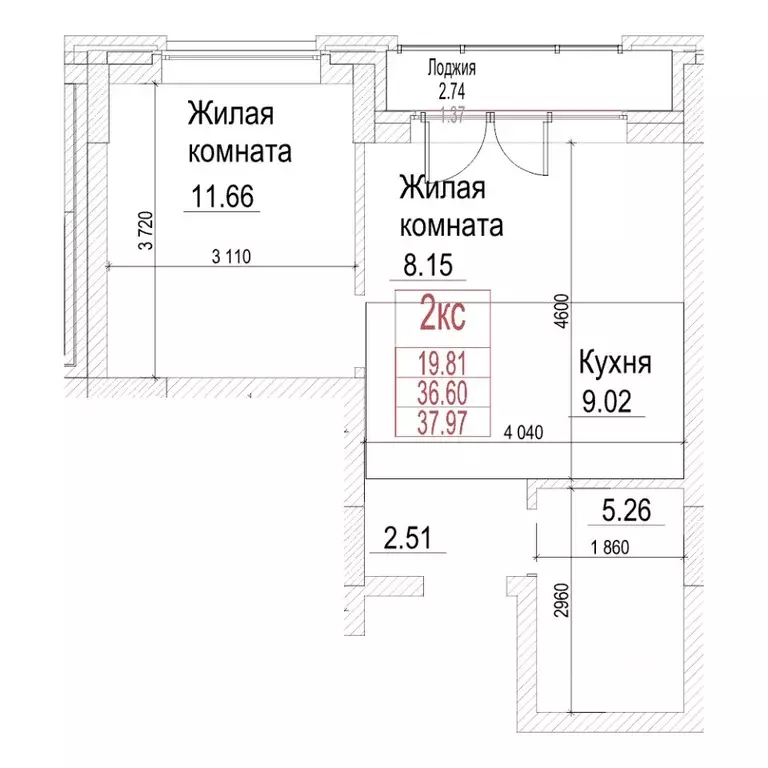 1-к кв. Новосибирская область, Новосибирск Чернышевский жилой комплекс ... - Фото 0