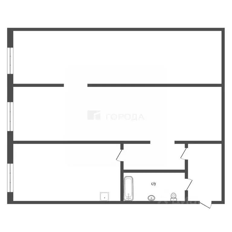 2-к кв. Кемеровская область, Новокузнецк ул. Клименко, 23 (42.0 м) - Фото 2