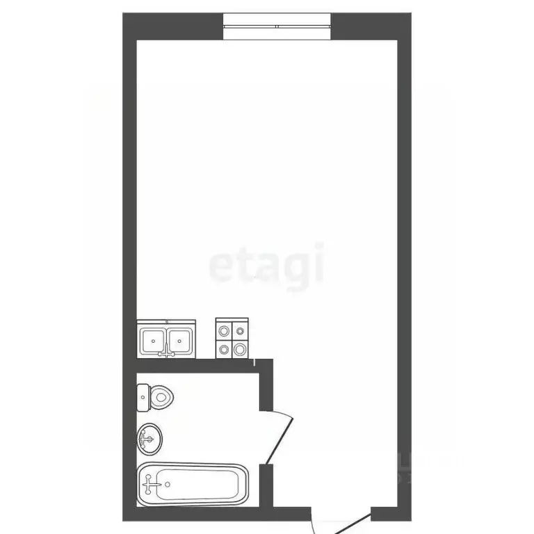 Студия Кемеровская область, Кемерово просп. Ленина, 142А (17.0 м) - Фото 2