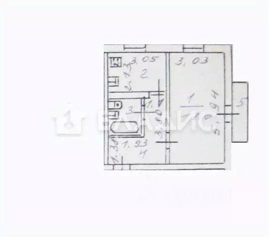 1-к кв. Пензенская область, Пенза ул. Терновского, 158Б (34.7 м) - Фото 2
