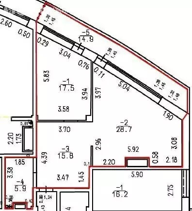 2-комнатная квартира: Ялта, улица Игнатенко, 9с1 (82.8 м) - Фото 2