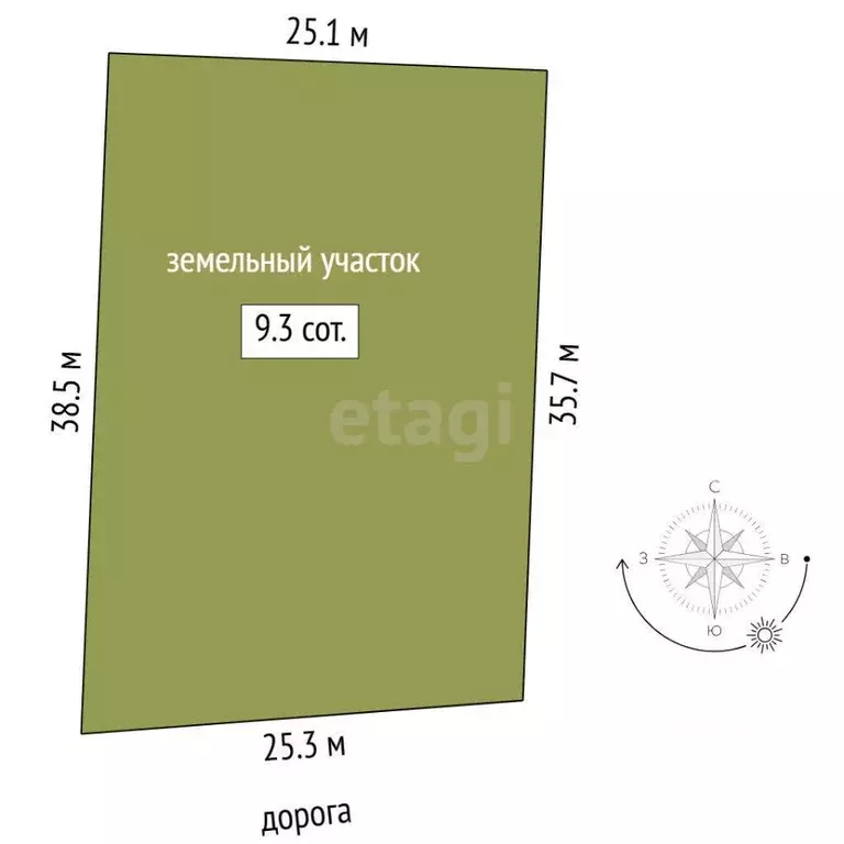 Участок в Тюменская область, Нижнетавдинский муниципальный округ, ... - Фото 2