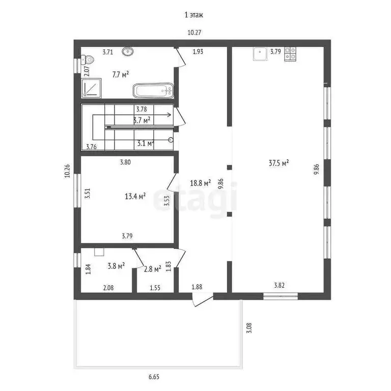 Дом в Севастополь, Монастырское шоссе (189.2 м) - Фото 1
