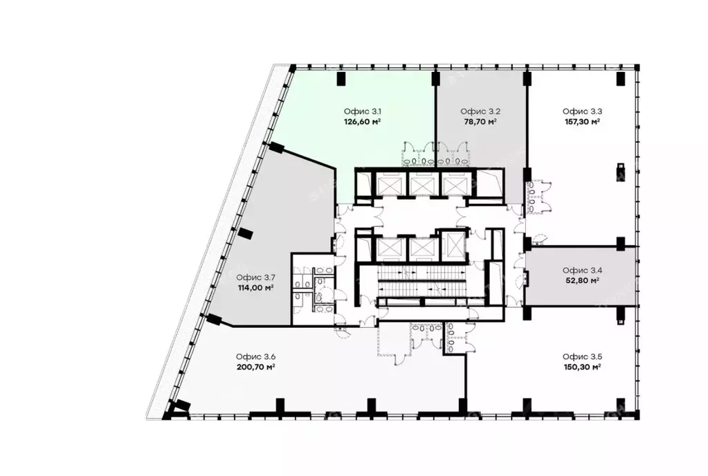 Офис в Москва ул. Обручева, 23АС1 (127 м) - Фото 1