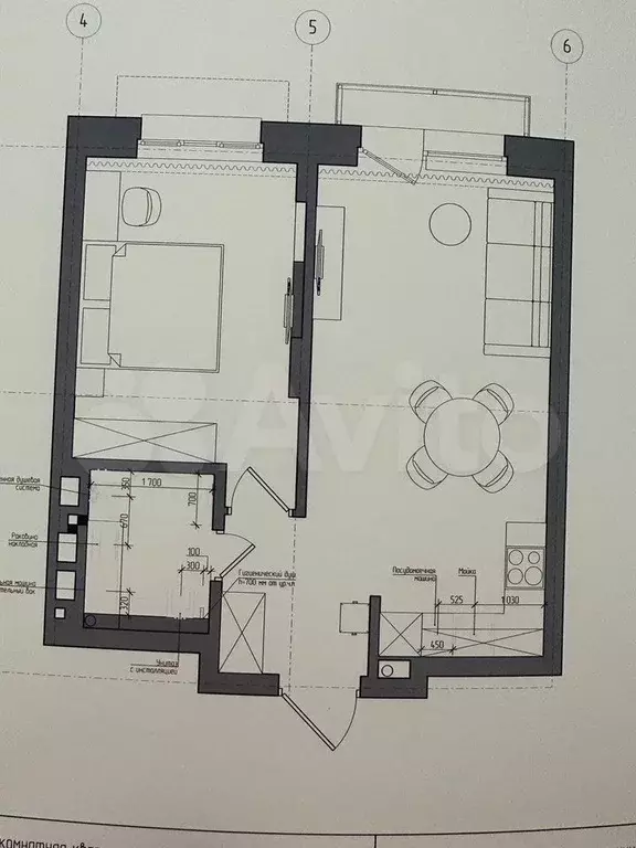 2-к. квартира, 45 м, 5/25 эт. - Фото 0