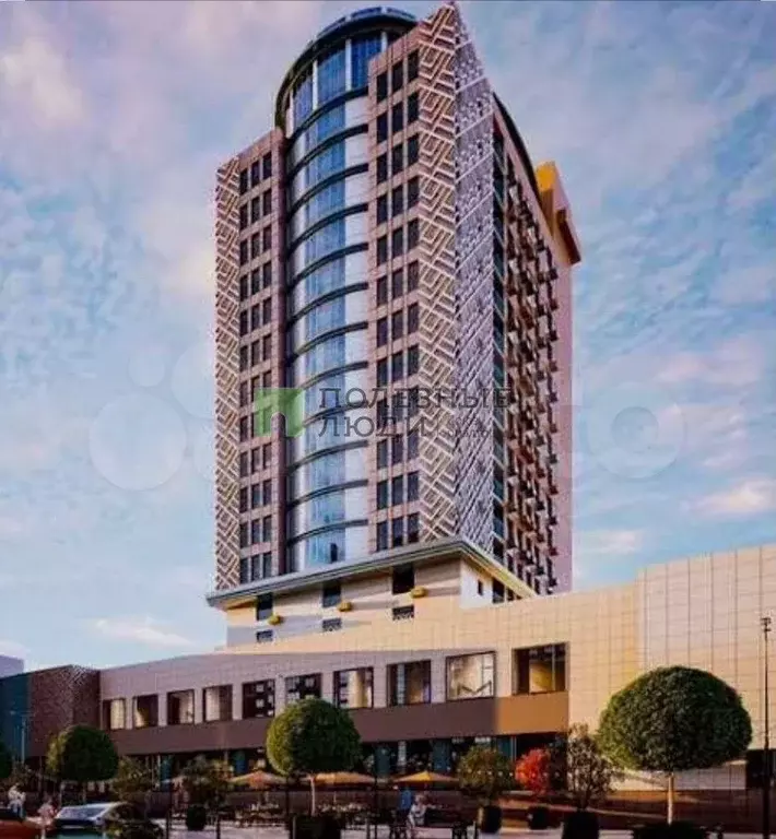 Апартаменты-студия, 25,5 м, 8/22 эт. - Фото 1