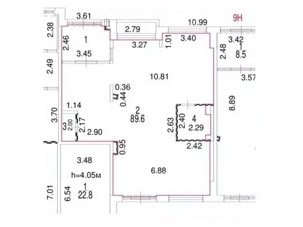 Торговая площадь в Москва ул. Бехтерева, 25к2 (105 м) - Фото 2