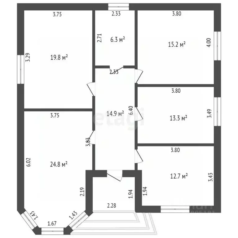 Дом в Ростовская область, Аксай ул. Раевского (111 м) - Фото 1