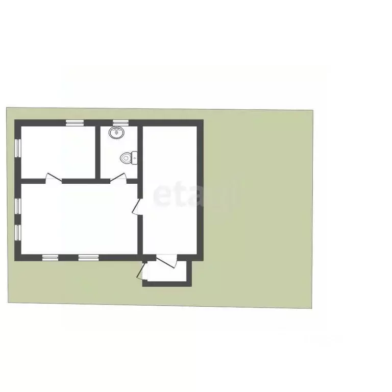 Дом в Челябинская область, пос. Увельский ул. Ломоносова, 40 (66 м) - Фото 2