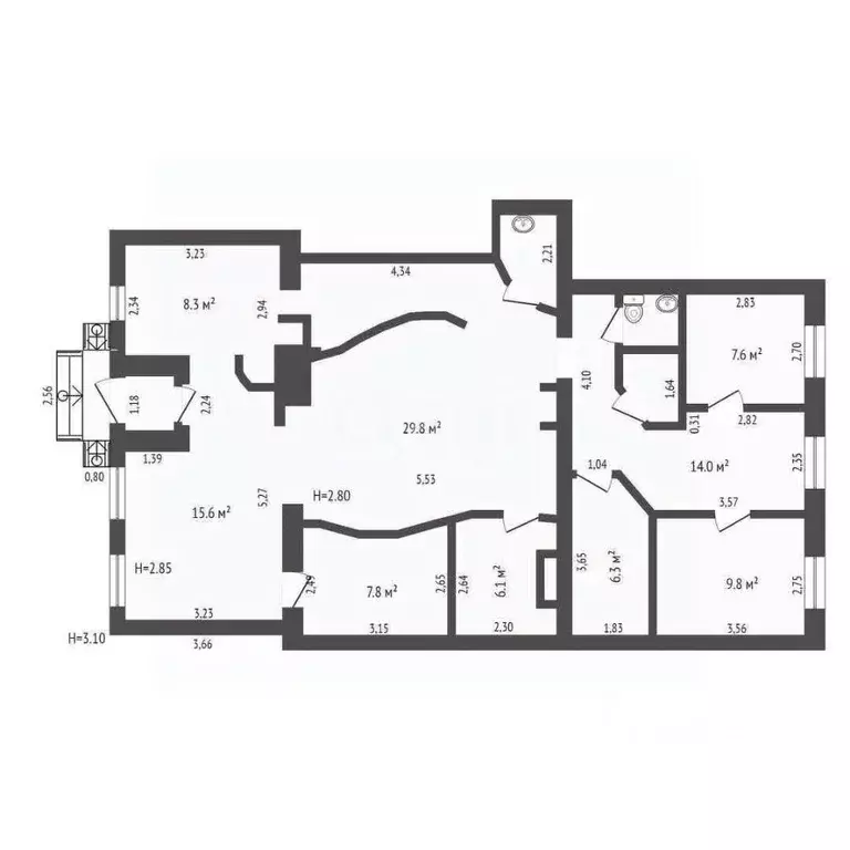 Помещение свободного назначения в Тюменская область, Тюмень Рижская ... - Фото 2