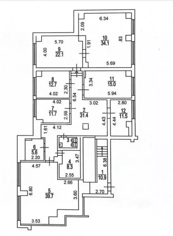 Помещение свободного назначения в Москва Братиславская ул., 16К1 (206 ... - Фото 1