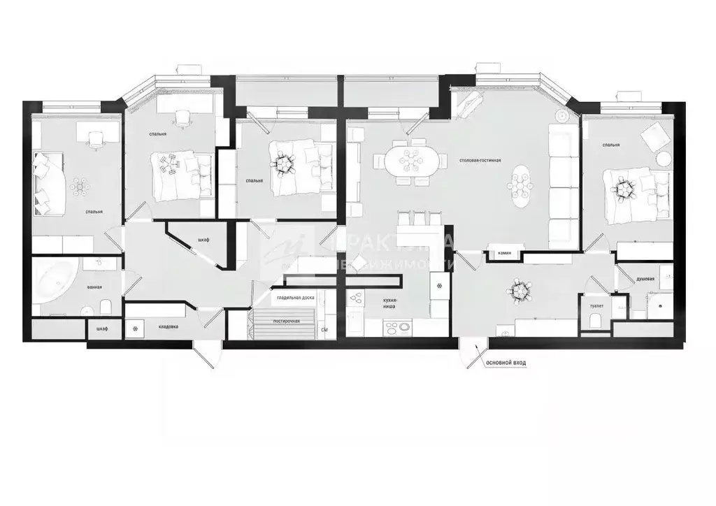 4-к кв. Москва ул. Госпитальный Вал, 5С12 (137.8 м) - Фото 2