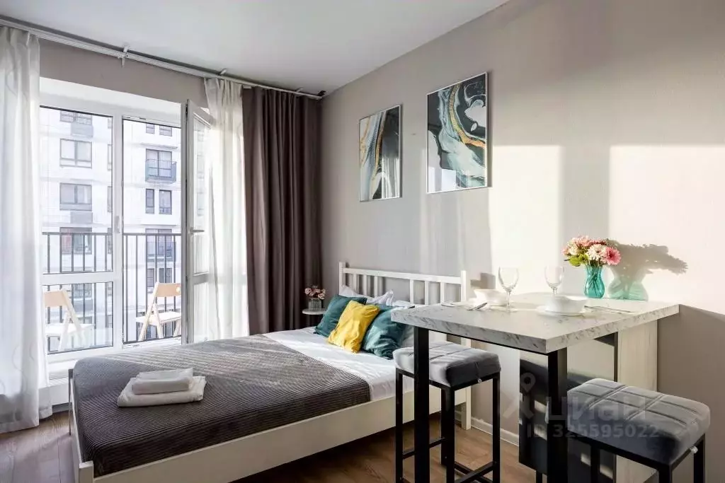 1-к кв. Москва ул. Малое Понизовье, 9к3 (22.0 м) - Фото 1