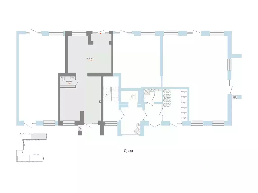 Помещение свободного назначения в Ульяновская область, Ульяновск ул. ... - Фото 2