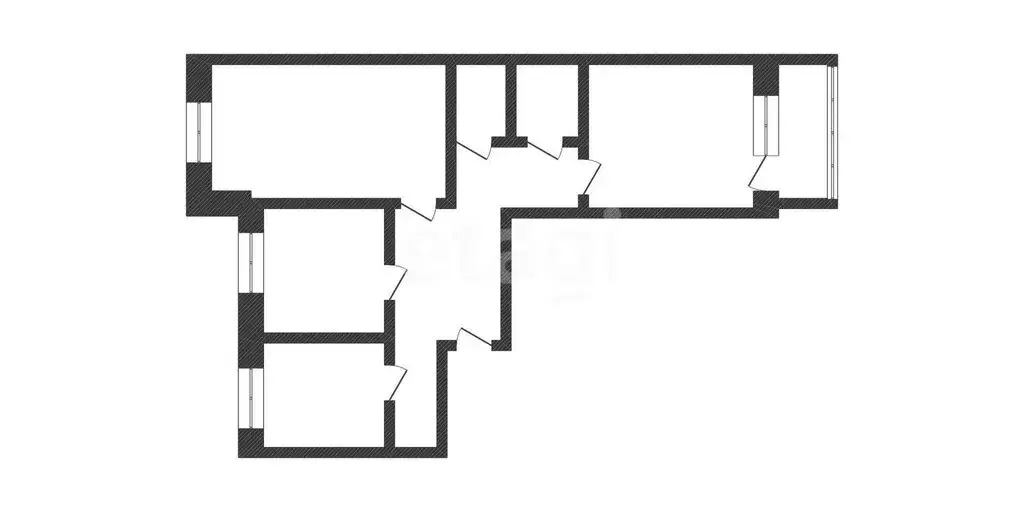 3-комнатная квартира: Курган, жилой район Заозёрный, 5-й микрорайон, ... - Фото 1