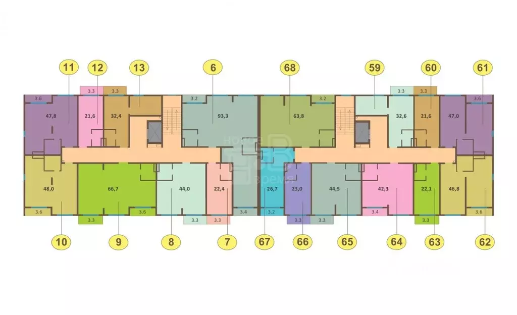 4-к кв. Московская область, Видное Белокаменное ш., 5Вк1 (93.0 м) - Фото 2