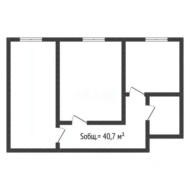2-к кв. Брянская область, Сельцо ул. Куйбышева, 22 (40.7 м) - Фото 0