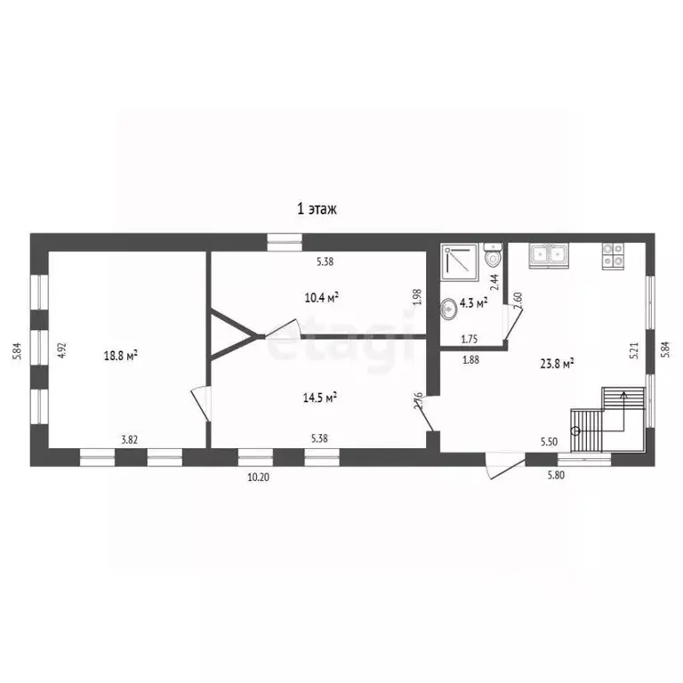 Дом в Ростовская область, Батайск ул. Ленина (98 м) - Фото 1