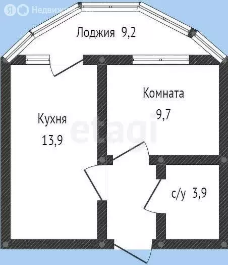 1-комнатная квартира: Краснодар, улица Западный Обход, 57лит29 (30.4 ... - Фото 0