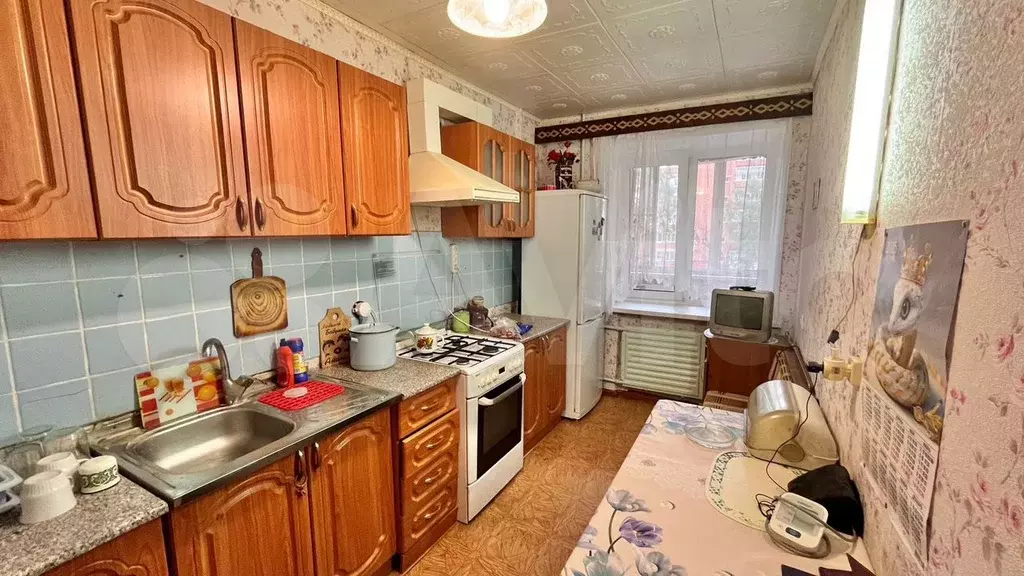 3-к. квартира, 60 м, 3/9 эт. - Фото 1