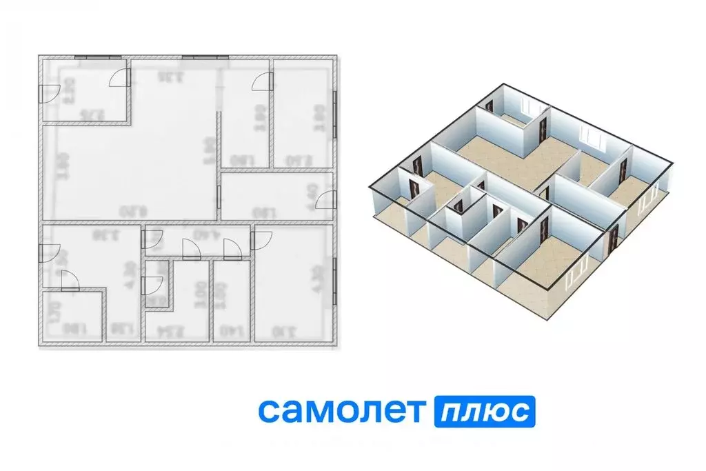 Дом в посёлок Металлплощадка, Советская улица, 7/1 (110.2 м) - Фото 1