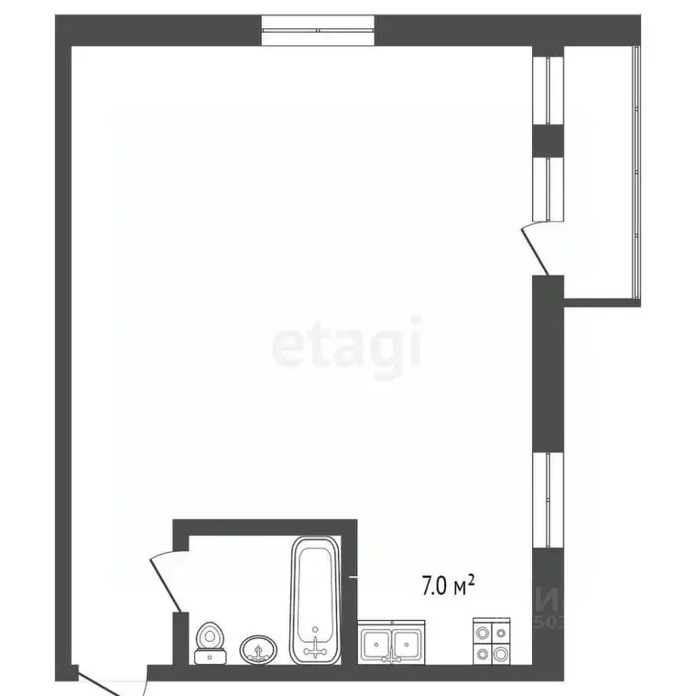 1-к кв. Владимирская область, Муром ул. Льва Толстого, 20 (31.3 м) - Фото 1