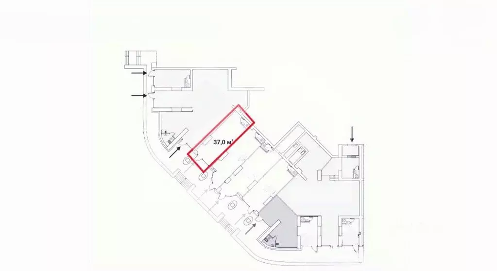 Помещение свободного назначения в Москва Ярцевская ул., 27к1 (37 м) - Фото 2