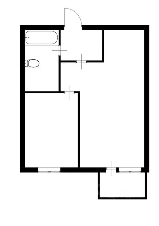 1-к кв. Ленинградская область, Ломоносовский район, Виллозское ... - Фото 2