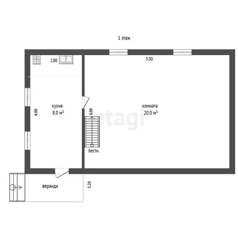 Дом в Московская область, городской округ Серпухов, СНТ Ланьшино (17.7 ... - Фото 1